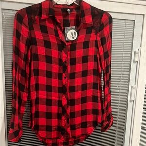 A&I Red and Black Plaid Shirt